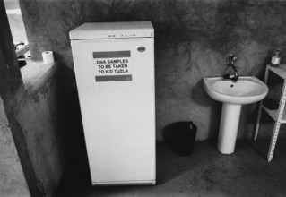 BIH, Bosnia, Tuzla, 02.10.2005, refrigerator with DNA samples in ICMP