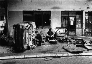 BIH, Bosnia, Screbrenica, 10.07.2005, A car is being slaughtered