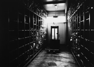 BIH, Bosnia, Tuzla, 02.10.2005, storage of human remains of the victims of the massacre in