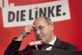 DEU Berlin Gregor Gysi during the Left Party Congress in Berlin-Lichtenberg. Germany Berlin, Gregor