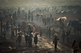 TZA Tanzania scene in the Benaco Camp refugee camp, to which up to 500, 000 Rwandan Tutsis fled the