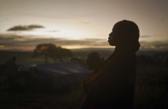 TZA Tanzania scene in the Benaco Camp refugee camp, to which up to 500, 000 Rwandan Tutsis fled the