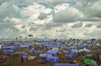 TZA Tanzania scene in the Benaco Camp refugee camp, to which up to 500, 000 Rwandan Tutsis fled the