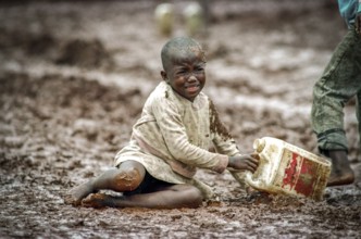 TZA Tanzania scene in the Benaco Camp refugee camp, to which up to 500, 000 Rwandan Tutsis fled the