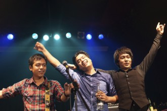 DEU Germany Germany Berlin The Burmese punk band Side Effect during their performance at Festaal