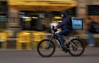 Wolt Enterprises Oy, logo, delivery service, courier service, bicycle courier, courier driver rides