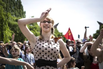 DEU Germany Germany Berlin Russian commemoration of the 70th anniversary of the end of the war at