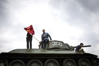 DEU Germany Germany Berlin Russian commemoration of the 70th anniversary of the end of the war at