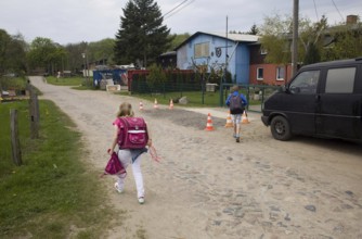 Germany JAMEL children return from school