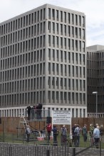 DEU Germany Germany Berlin Campact protest against data collection, espionage and surveillance in