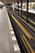 DEU Germany Germany Berlin Tracks are located on the U2 track at the Zoological Garden