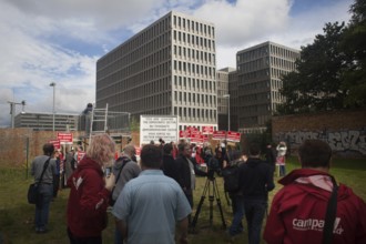 DEU Germany Germany Berlin Campact protest against data collection, espionage and surveillance in