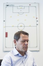 DEU Hamburg The Dane Frank Andresen, sports director of HSV, in his office in the Imtech Arena.