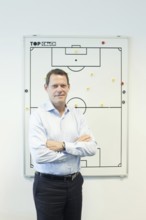 DEU Hamburg The Dane Frank Andresen, sports director of HSV, in his office in the Imtech Arena.