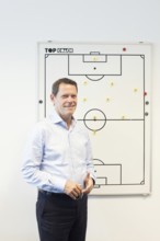 DEU Hamburg The Dane Frank Andresen, sports director of HSV, in his office in the Imtech Arena.