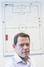DEU Hamburg The Dane Frank Andresen, sports director of HSV, in his office in the Imtech Arena.