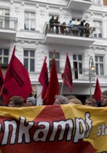 GERMANY Demonstrators at the May 1 rally in Kreuzberg. Germany Berlin Demonstrators during the May