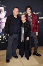 Peter Kurth, Agnieszka Holland and Idan Weiss - German premiere by FRANZ K., Delphi Filmpalast am