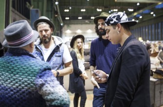 DEU Germany Berlin Bread&Butter fashion fair in the halls of the former Tempelhof airport. DEU