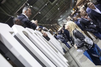 DEU Germany Berlin Bread&Butter fashion fair in the halls of the former Tempelhof airport. DEU