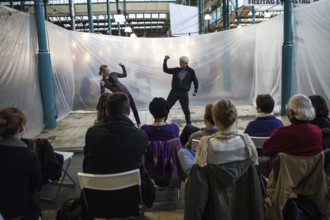 DEU Germany Germany Berlin Citizen Art Days by the artist group 'Parallel Worlds at Markthalle Neun