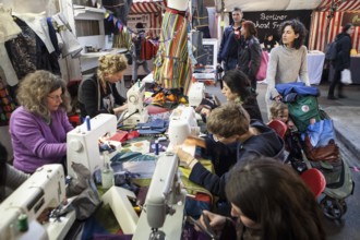 DEU Germany Germany Berlin Citizen Art Days by the artist group 'Parallel Worlds at Markthalle Neun