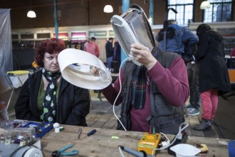 DEU Germany Germany Berlin Citizen Art Days by the artist group 'Parallel Worlds at Markthalle Neun