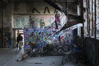 DEU Germany Germany Berlin Citizen Art Days by the artist group 'Parallel Worlds at Markthalle Neun
