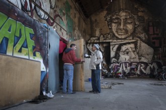 DEU Germany Germany Berlin Citizen Art Days by the artist group 'Parallel Worlds at Markthalle Neun