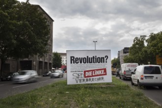DEU Germany Germany Berlin election posters of the party Die Linke