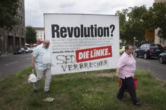 DEU Germany Germany Berlin election posters of the party Die Linke