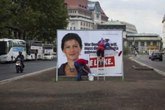 DEU Germany Germany Berlin election posters of the party Die Linke