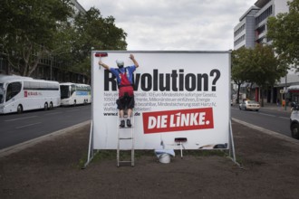 DEU Germany Germany Berlin election posters of the party Die Linke