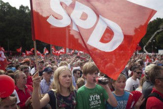 DEU, Germany, Berlin, 17.08.2013 SPD election campaign kick-off with top candidate Peer Steinbrück