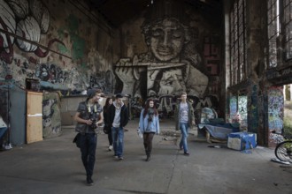 DEU Germany Germany Berlin Citizen Art Days by the artist group 'Parallel Worlds at Markthalle Neun