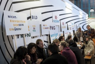 DEU Germany Germany Berlin Citizen Art Days by the artist group 'Parallel Worlds at Markthalle Neun