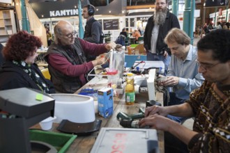 DEU Germany Germany Berlin Citizen Art Days by the artist group 'Parallel Worlds at Markthalle Neun