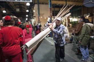 DEU Germany Germany Berlin Citizen Art Days by the artist group 'Parallel Worlds at Markthalle Neun