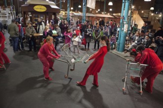 DEU Germany Germany Berlin Citizen Art Days by the artist group 'Parallel Worlds at Markthalle Neun