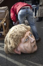 DEU Germany Germany Berlin protest action by Campact against NSA espionage in front of the SPD