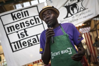 DEU Germany Germany Berlin Citizen Art Days by the artist group 'Parallel Worlds at Markthalle Neun