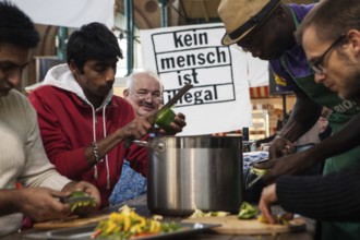 DEU Germany Germany Berlin Citizen Art Days by the artist group 'Parallel Worlds at Markthalle Neun