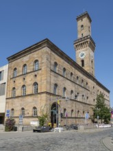 Town Hall with Town Hall Tower, City Center, Fürth, Middle Franconia, Franconia, Bavaria, Germany