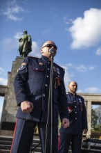 DEU Germany Germany Berlin Pro-Russian demonstration against NATO expansion in Ukraine and for