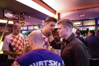 DEU Germany Germany Berlin Public viewing of the World Cup preliminary match between Croatia and