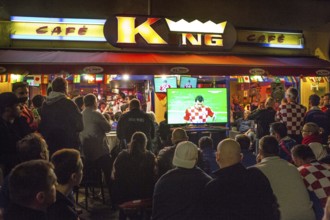 DEU Germany Germany Berlin Public viewing of the World Cup preliminary match between Croatia and