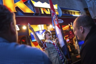 DEU Germany Germany Berlin Public viewing of the World Cup preliminary match between Croatia and