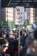 DEU Germany Germany Berlin Monday demonstration on Potsdamer Platz, as an alternative during the