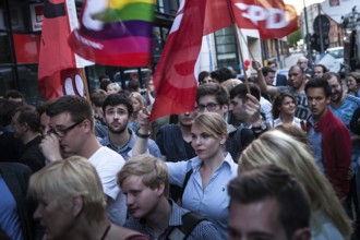 DEU Germany Germany Berlin election party in the SPD district office Kreuzberg-Friedrichshain