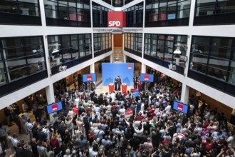 DEU Germany Germany Berlin election party at the SPD party headquarters